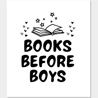 Books before boys Posters and Art